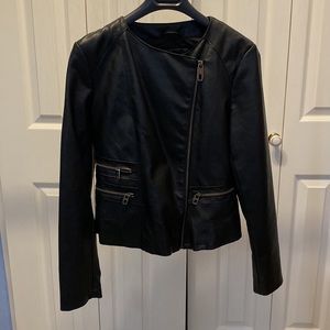 Miss Sixty Vegan Leather Biker Jacket